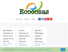 Tablet Screenshot of ecocosas.com